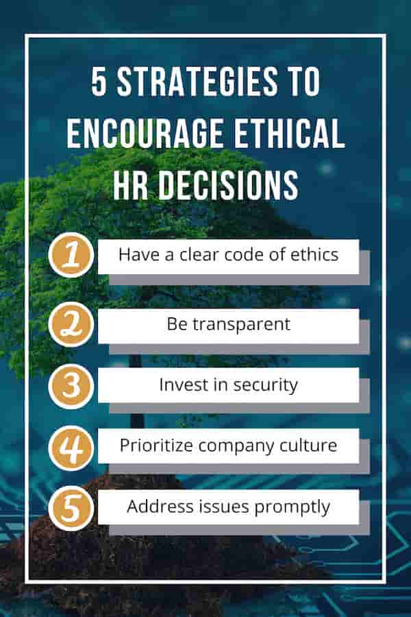 5 Strategies to promote your reputation through ethical HR decisions