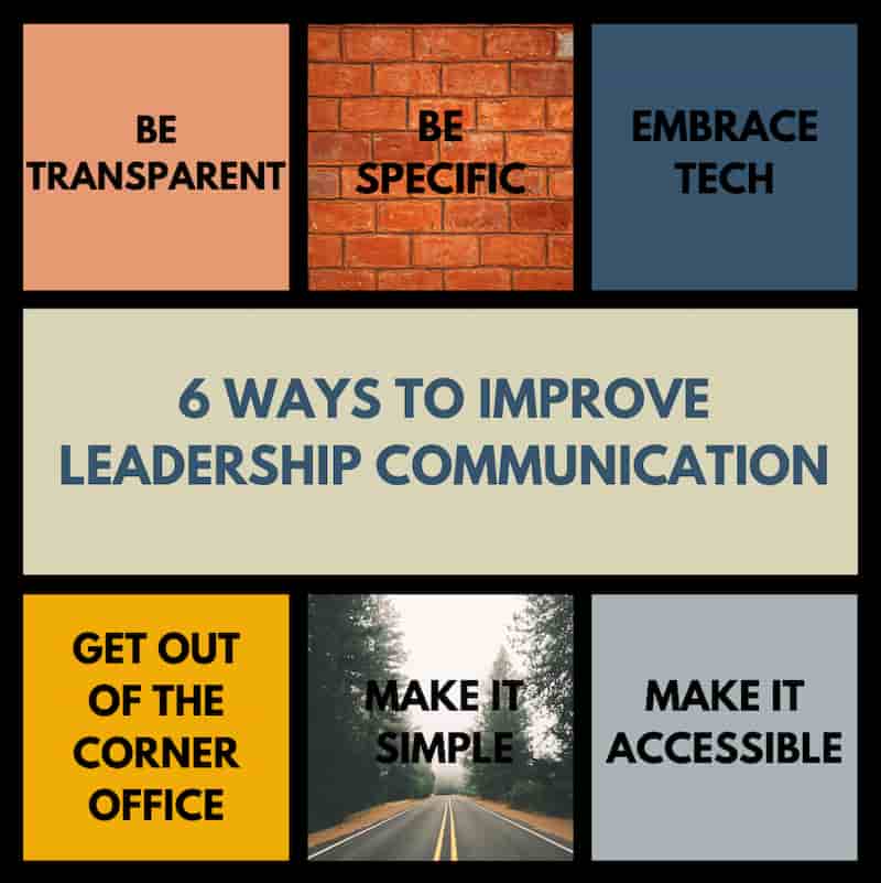 6 ways to improve leadership communication