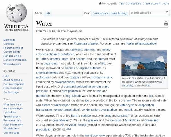 Water Wiki