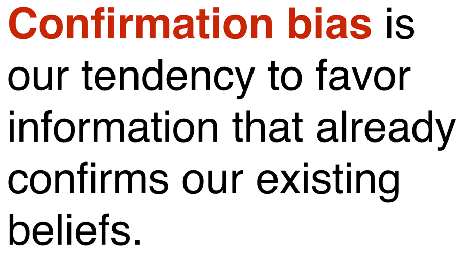 bevestiging-bias-definitie