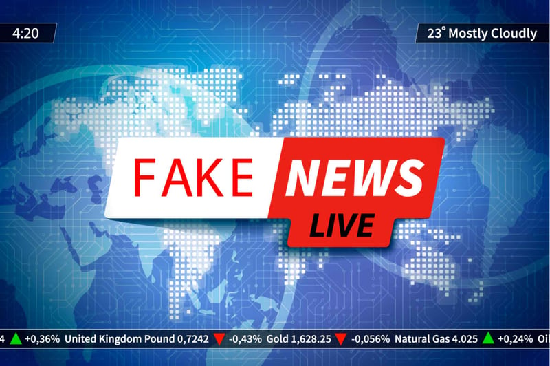 Fake news live image