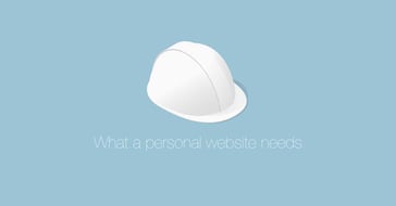 Everything a professional personal website should have