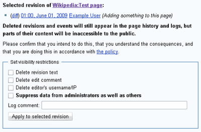 Wikipedia Revision Template