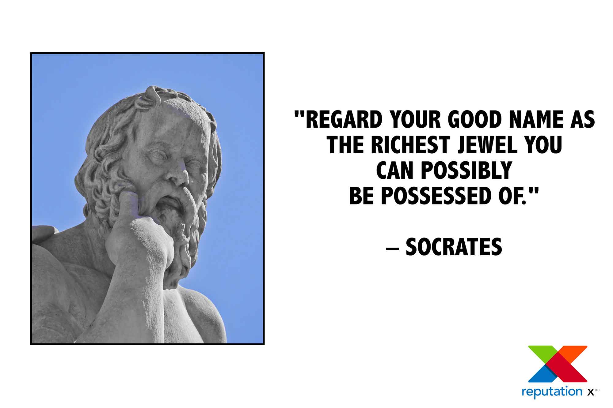 Socrates quote reputation