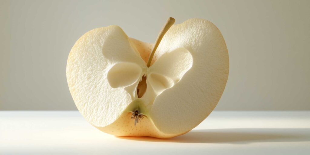 Illustration of an apple core to represent Wikipedia core policies.